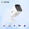 ANNKE 4K IP Camera Outdoor Indoor Weatherproof Bullet 4K Video Surveillance Camera Audio Recording CCTV Camera 8MP POE Camera