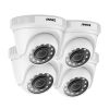 ANNKE 4Pcs 2MP 1080P HD Security Surveillance System Camera IR-Cut Night Vision Audio Recording Waterproof Housing Camera Kit