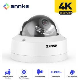 ANNKE Ultra HD 8MP POE Camera 4K Outdoor Indoor IP67 Weatherproof Security Network EXIR Night Vision Email Alert CCTV Camera