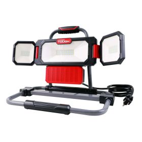 Hyper Tough 3000 Lumen Multidirectional LED Work Light, Powder Coating Finish