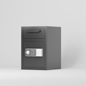 Digital Depository Safe Made of Carbon Steel Electronic Code Lock Depository Safe with Deposit Slot Depository Box for Home Hotel Restaurant and Offic