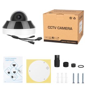 6MP POE PTZ Security Camera Dome 3X Optical Zoom 2.8-8MM Human & Vehicle Detection Built-in Mic Video Surveillance Cameras IP66