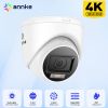 ANNKE 4K Dual Light Wired CCTV Security Analog Camera Color White IR Night Vision 4-In-1 Output Signal IP67 Digital WDR Cameras