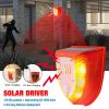 Solar Powered Infrared Motion Sensor Detector Alarm Light with 129db Dog Barking Independent Security Alarm for Home Garden Farm