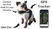 Waterproof Mini Dog Collar with GPS Tracking System Realtime Tracker Size:XS