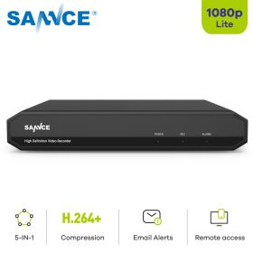 SANNCE 4/8/16 Channel Digital Video Recorder Full 1080N CCTV DVR H.264 1080P Output 4ch CCTV Surveillance DVR (Video Input: 8CH, Build-in HDD: 1T)