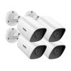 SANNCE 2/4PCS 2.0MP 1080P TVI Security Cameras Indoor Outdoor IR Night Vision CCTV Surveillance Security Camera With BNC Cable