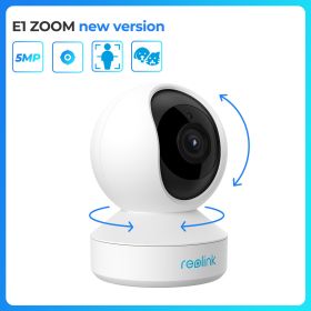 Reolink E1 Zoom PTZ 5MP HD PTZ 2.4/5G WiFi Indoor Home 3X optical zoom Baby Monitor Surveillance Security Video WiFi IP Camera (Sensor Size: new E1 zoom 1pcs)