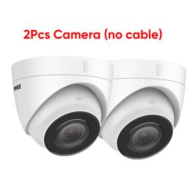 ANNKE 4PCS Ultra HD 5MP POE Camera Outdoor Indoor Weatherproof Security Network Bullet EXIR Night Vision Email Alert Camera Kit (Sensor Size: 2Pcs)