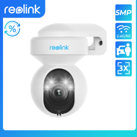 [Refurbished WiFi Camera]Reolink Security Protection Smart Home Camara Vigilancia Wifi AI Motion Detection 5MP PTZ Surveillance (Sensor Size: RefurbishE1Outdoor)