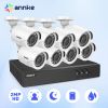 ANNKE 8CH 5MP Lite 5in1 DVR 2MP HD Video Surveillance System H.265+ With 8X TVI Bullet Waterproof Outdoor Security Cameras CCTV